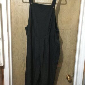 NWT Emery Rose jumpsuit with wide leg cropped length size 0XL (XL) black